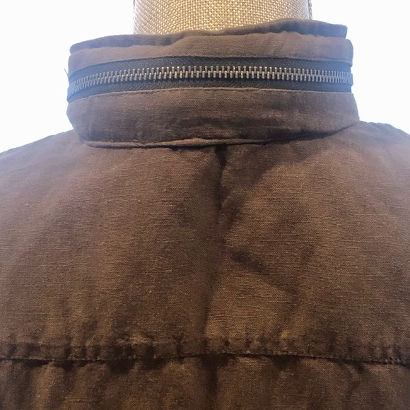 NWT Dear John Army Green Linen Jacket. Size XS. - Picture 3 of 3